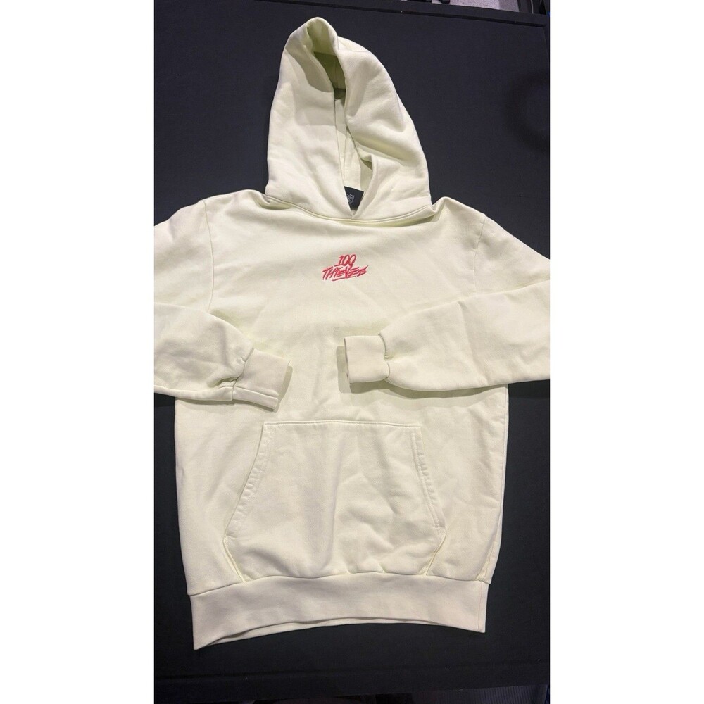 Rare 100 Thieves Cream 2021 Enter Infinity Hoodie Sz XS supreme hundreds kith